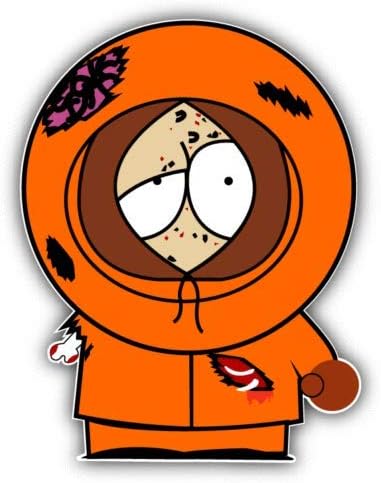 South Park Kenny Cartoon - Sticker Graphic-Otomatik, Duvar, Dizüstü bilgisayar, Hücre, Pencereler için Kamyon Çıkartması,