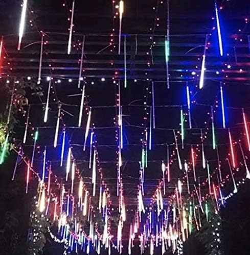 Noel ağacı parti kar yağışı duş 30 CM ışıkları açık bahçe yağmur LED led ışık serin Led noel ışıkları Net