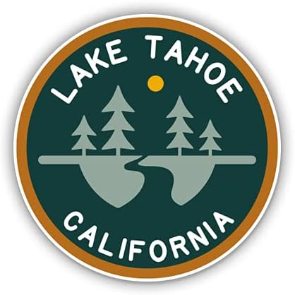 Squiddy Lake Tahoe California-vinil yapışkan Çıkartması Telefon, Dizüstü Bilgisayar, Su Şişesi (3 yüksek)