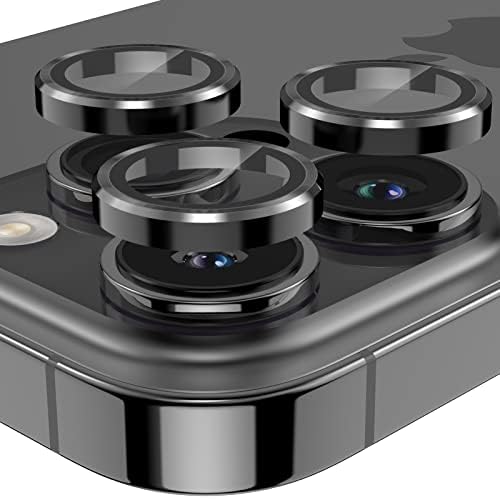 YWXTW iPhone 14 Pro Max Kamera Lens Koruyucu için tasarlanmış, iPhone 14 Pro Kamera Lens Koruyucu için, bireysel Metal Anti
