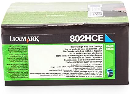 Lexmark 80C2HCE Toner Kartuşu-Camgöbeği