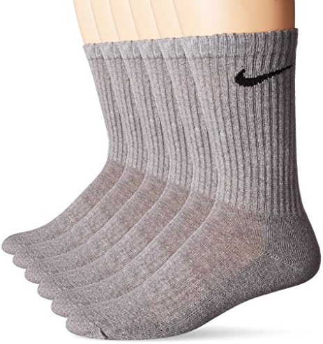 Nike unisex-Çantalı yetişkin bayan erkek Performans Yastığı Mürettebat Çorapları (6'lı Paket)