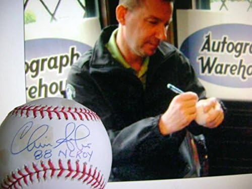Chris Sabo imzalı Beyzbol yazılı 88 NL ROY indirimli Benekli kanama hasarı - İmzalı Beyzbol Topları