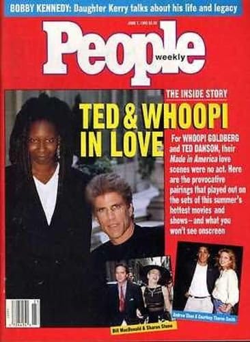 Ted Danson Whoopi Goldberg Kültür Kulübü Boy George 1993 People Dergisi