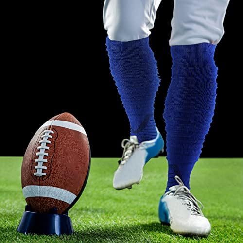 Dingcooler Ezme futbolcu çorapları, Ultra Uzun Ayak Bileği Yastıklı Atletik Çorap Erkekler Kadınlar için Erkek Kız