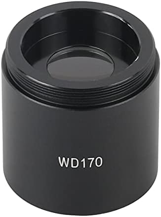 Mikroskop Aksesuarları WD105 WD170 WD210 0.5 X 0.7 X 1X Endüstriyel Monoküler Lens Video Mikroskop Lens Laboratuar Sarf Malzemeleri
