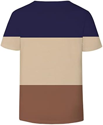 Bayanlar Kısa Kollu %2023 Pamuk V Boyun Grafik Brunch Bluz T Shirt Yaz Sonbahar Üst Genç Kızlar için 4L 4L