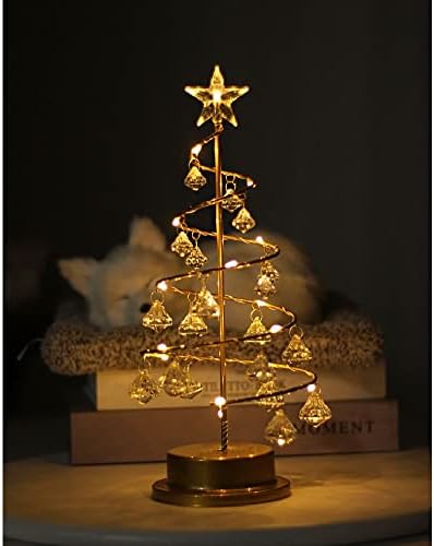 Quenny Noel ağacı, küçük gece ışıkları, renkli ışıklar, tasarım ışıkları, kristal elmas yatak odası masa lambaları, dekoratif