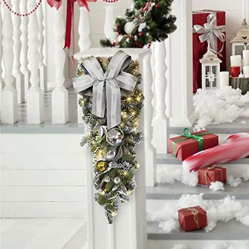 Süslemeleri Noel Kapı Asma Halkası Dalları Kamışı Noel Kolye Çelenk Çelenk Noel Askı Ölü Ev Dekor Kış Kapı hoş geldin yazısı