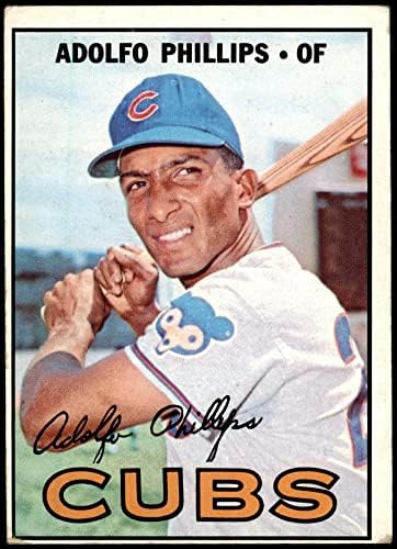 1967 Topps 148 Adolfo Phillips Chicago Cubs (Beyzbol Kartı) ADİL Yavrular