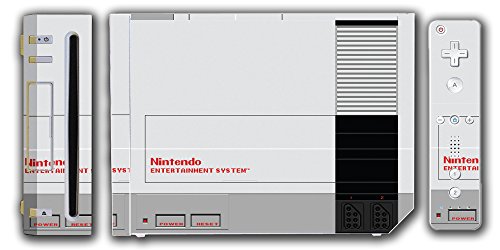 Klasik Nintendo Eğlence Sistemi Konsolu Tasarım Retro NES video oyunu Vinil çıkartma kaplama Sticker Kapak için Nintendo