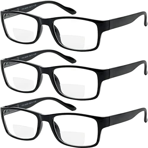 Bifokal okuma gözlüğü Erkekler ve Kadınlar için Dikdörtgen Multifokal Okuyucular yaylı menteşeler Retro Tasarım