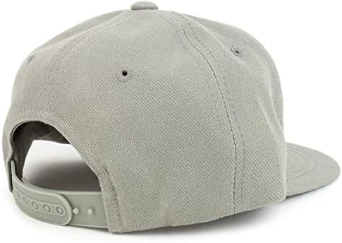 Armycrew Gençlik Çocuk Boyutu Turuncu Yama Düz Fatura Snapback Beyzbol Şapkası