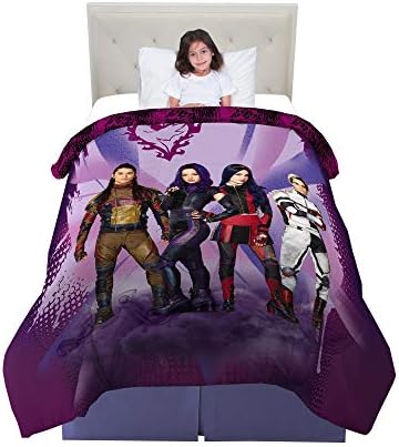 Franco çocuk yatağı Süper Yumuşak Geri Dönüşümlü Yorgan, İkiz / Tam, Disney Torunları 3