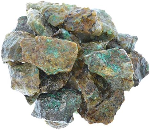 Hipnotik Taşlar Malzemeler: 11 lbs Toplu Kaba Chrysocolla Taşlar Madagaskar-Ham Doğal Kristaller için Cabbing, Kesme, Özlü,