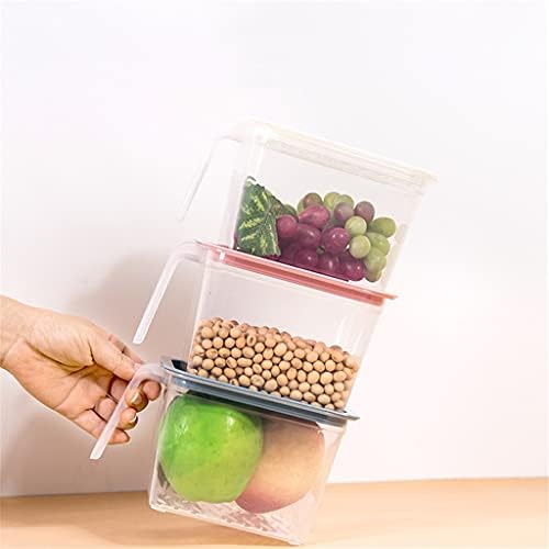 1 NUMARA.ll / 1.5 l Mutfak Buzdolabı Saklama kollu kutu Gıda Saklama Kabı Şeffaf Yumurta Meyve Plastik Mühürlü Organizatör