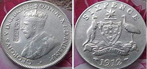 Avustralya altı Peni 1912 Kopya Paraları Kopya Onun için Hediye