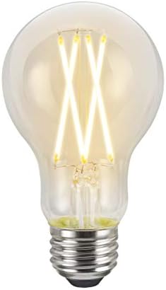 Işıklı Yol LED Edison ışığı, Vintage Filament Ampul, A19 9W 800 Lümen, Kısılabilir, 2700K, E26 Taban, 1 Paket