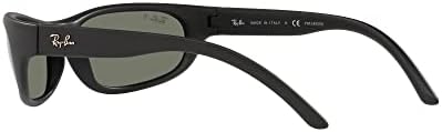 Ray-Ban Erkek Güneş Gözlüğü Siyah Çerçeve, Yeşil Lensler, 60mm