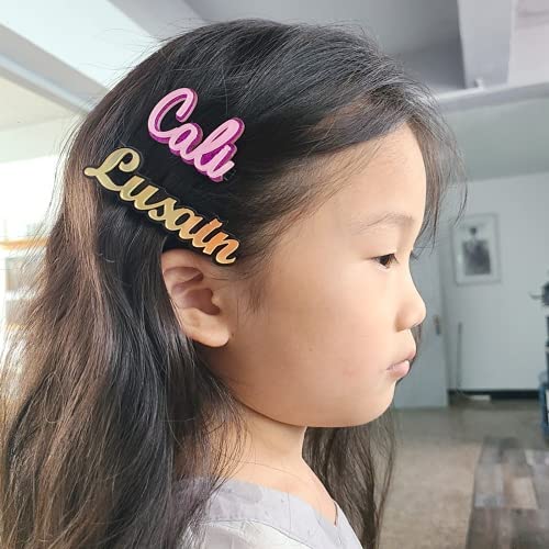 Özel Kelimeler saç tokası Tokalarım Kişiselleştirilmiş Adı Saç Klipleri Harfler Kadınlar Kızlar için Özelleştirmek Ürünleri