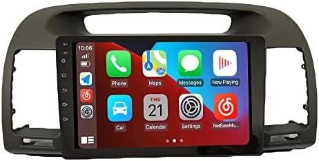 Android 10 Autoradio Araba Navigasyon Stereo Multimedya Oynatıcı GPS Radyo 2.5 D Dokunmatik Ekran Toyota Camry 2000-2006