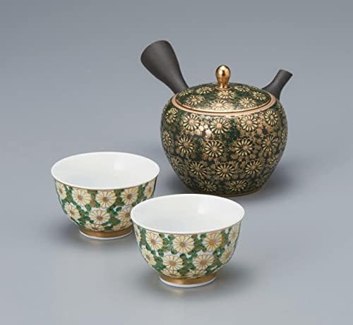 Çay seti, Çaydanlık ve 2 su bardağı. 220cc Tokoname yaki, Japon seramiği. model numarası.: tknm-21m-0003