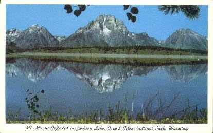 Grand Teton Ulusal Parkı, Wyoming Kartpostalı