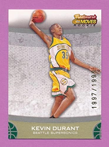 1999 Kevin Durant Çaylak 2007 Topps Altın 61 Nba Marka Hareketi Nm-nane+/ - Tphlc - Basketbol Slabbed Çaylak Kartları