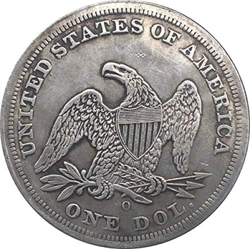 Mücadelesi Coin 1846-O Oturmalı Özgürlük Dolar Paraları Kopya Kopya Onun için Hediye Sikke Koleksiyonu
