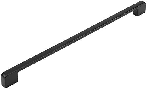 MOOD.SC 10 Paket 6.3-inç Delik Cente Katı kare çubuk dolap kulpu Düz Siyah Kemer Kavisli mutfak dolap donanımı Kolu Çekme-Yatak
