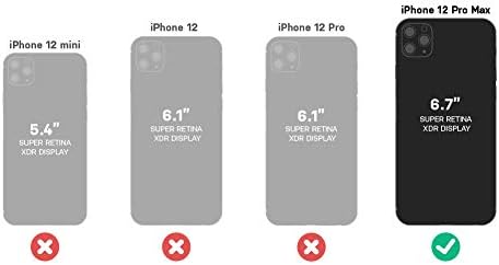 OTTERBOX SİMETRİ TEMİZLE SERİSİ iPhone için kılıf 12 Pro Max-KABUK ŞOK (PEMBE GİRİŞİM / YANARDÖNER PEMBE / KABUK ŞOK GRAFİK)