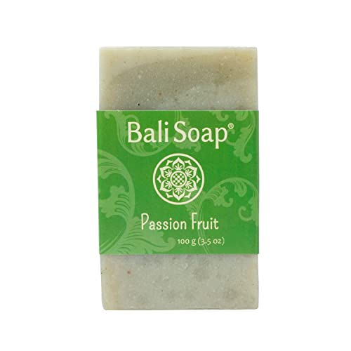 Bali Sabunu-Çarkıfelek Meyvesi Doğal Sabun-Erkekler ve Kadınlar için Bar Sabunu-Banyo, Vücut ve Yüz Sabunu-Vegan, El Yapımı,