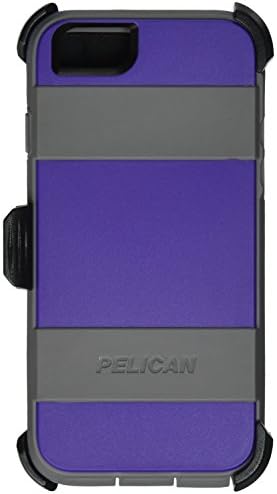 IPHONE 6/6s için Kickstand Kılıflı Pelican Voyager Sağlam Kılıf-Perakende Ambalaj-Mor