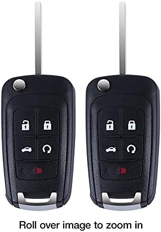 1 Değiştirilebilir anahtarsız Giriş Uzaktan Anahtar Kontrol flip fit 2011- Chevy Cruze 2010-2017 Chevy Equinox Camaro