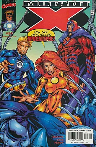 Mutant X (1. seri) 21 VF; Marvel çizgi romanı / Havok Kıyameti