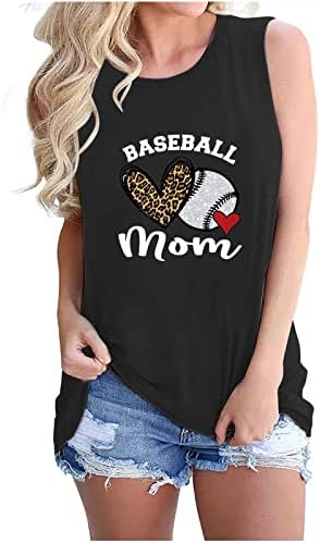 Bayan O Sadece Seviyor Onun Yarasa ve Onun Anne Üzgünüm Anneler Günü T-Shirt Beyzbol Spor Tankı Üstleri Rahat Tunik Bluz