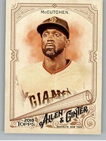 2018 Allen ve Ginter 184 Andrew McCutchen San Francisco Giants Beyzbol Kartı-GOTBASEBALLCARDS