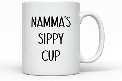 Namma'nın damlatmaz bardak Kahve Kupa, Komik Büyükbaba Hediyeler Fikirleri manyetik dönüşlü dünya, Noel Kupası Torunu Kızı