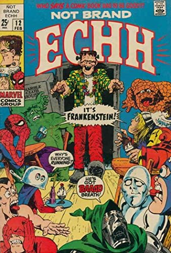 Marka Değil Echh 12 GD; Marvel çizgi romanı / Frankenstein