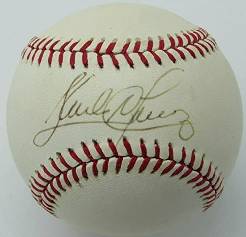 Sandy Alomar Jr. Cleveland Kızılderilileri İmzalı / İmzalı OAL Beyzbol 163027-İmzalı Beyzbol Topları