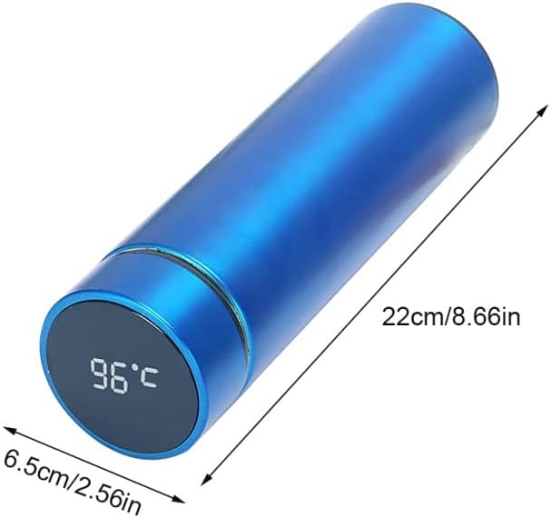 LUKEO Akıllı Vakum Su Bardağı 304 Paslanmaz Çelik LED Sıcaklık dijital Ekran Fincan Taşınabilir Ev İş