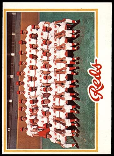 1978 Topps 526 Kırmızılar Takım Kontrol Listesi Cincinnati Kırmızıları (Beyzbol Kartı) VG/ESKİ Kırmızılar