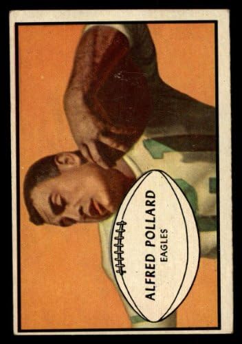 1953 Okçu 14 Alfred Pollard Philadelphia Kartalları (Futbol Kartı) VG Kartallar Ordusu