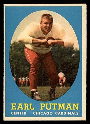 1958 Topps 88 Earl Putman Chicago Kardinalleri-FB (Futbol Kartı) Dekanın Kartları 5-ESKİ Kardinaller-FB Arizona St