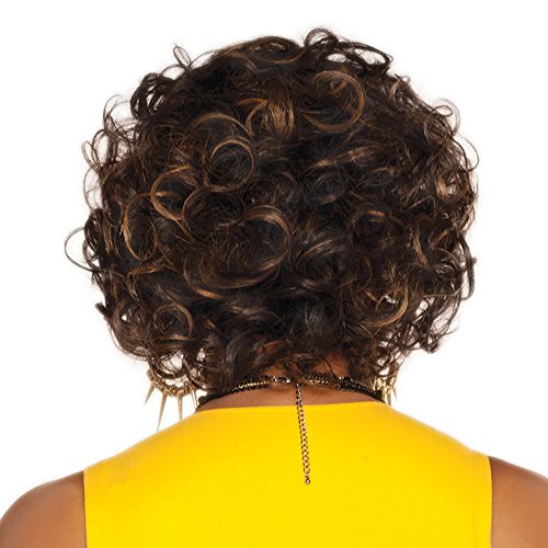 Vivica A. Fox OBSESS-V Remi insan saçı, Derin Dantel ön Peruk Renkli 4