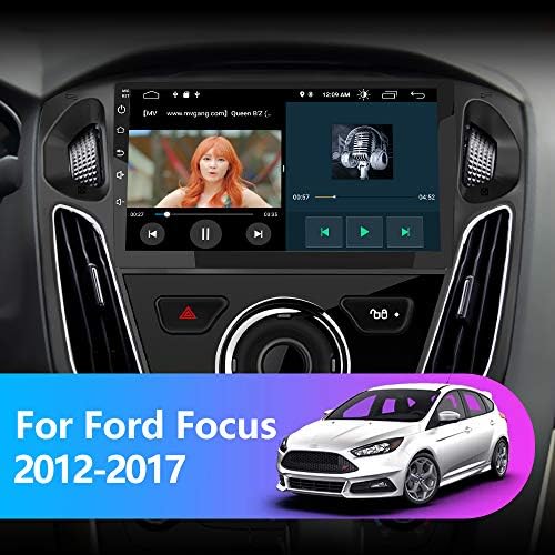Android 10 Araba Stereo Radyo Ford Focus 2012-2017 için Uyumlu, 9 inç GPS Navigasyon Dahili Kablosuz CarPlay Kablolu Android