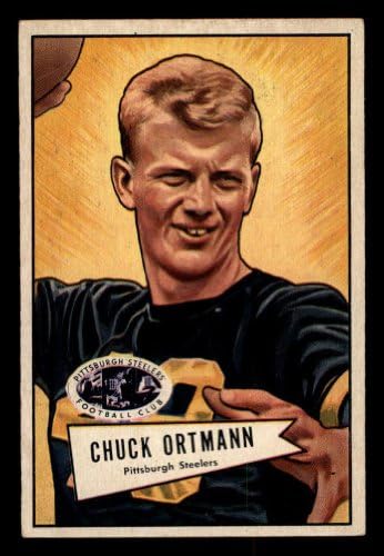 1952 Okçu 132 Chuck Ortmann Pittsburgh Steelers (Futbol Kartı) ESKİ/MT Steelers Michigan