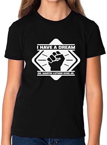 Vizor Martin Luther King Jr Gençlik T Shirt Tees Ben Bir Rüya Resist