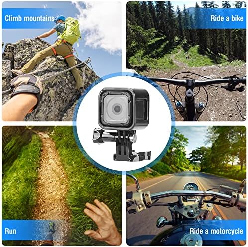 Kacebela Koruyucu Tutucu Çerçeve-Çerçeve Montaj Çantası GoPro Hero Session 5, 4 Kamera ile Uyumlu, Yükseltilmiş Tabanlı Ayarlanabilir