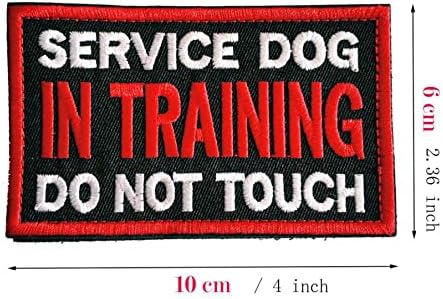 MetaDIY Hizmet Köpek Eğitim Yama Pet Yok Dokunmatik Bayrak K9 Pençe Çalışma Köpek Yelek Yamalar, taktik Kanca Döngü Nakış